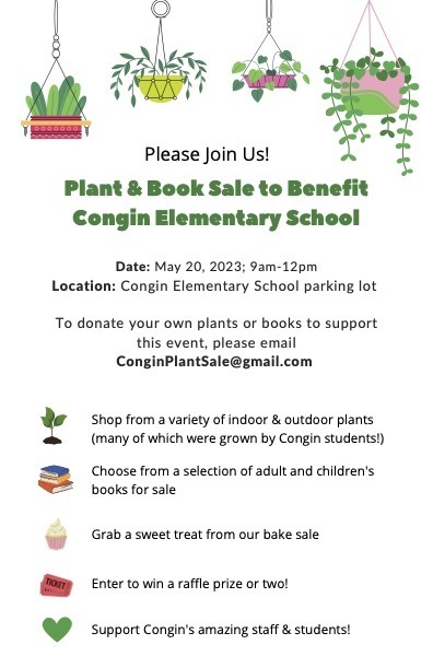 Congin Plant and Book Sale