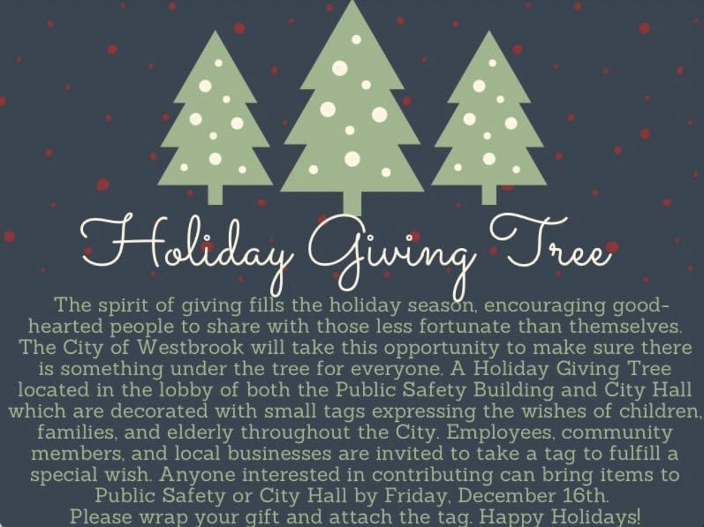Holiday Giving Tree Flyer