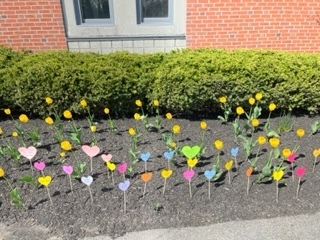 Staff Thank You garden at WHS